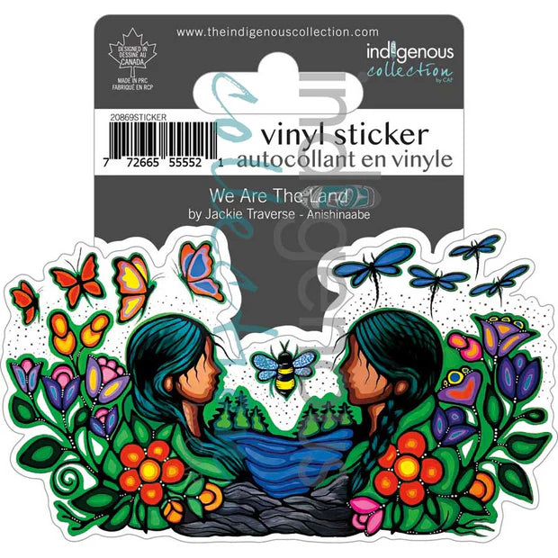CAP We Are The Land Vinyl Sticker
