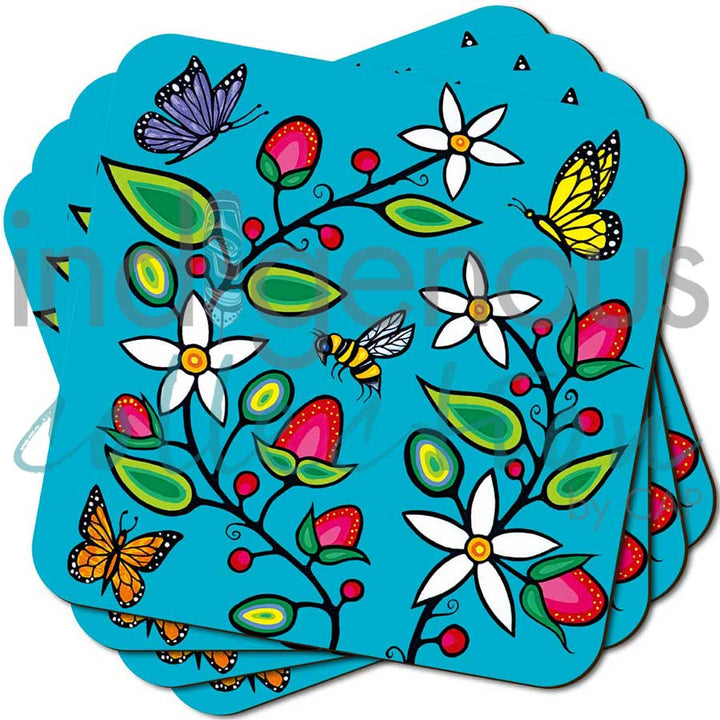 CAP Berry Garden Coasters