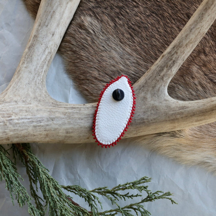 Keegan W. Beaded Feather Pins