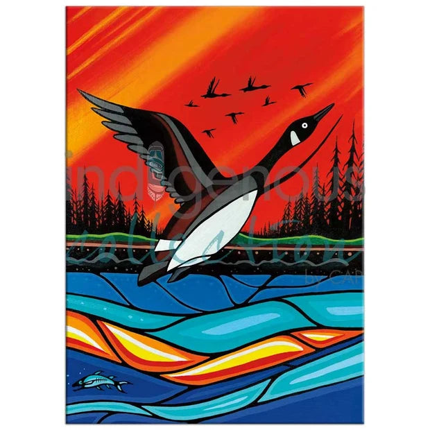 CAP Canadian Geese in Flight Magnet