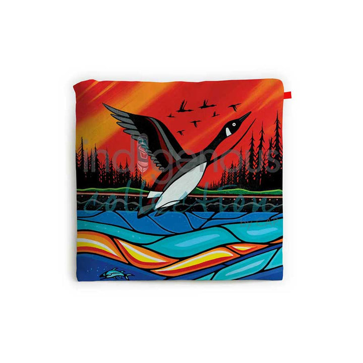 CAP Canadian Geese In Flight Design Reusable Shopping Bag
