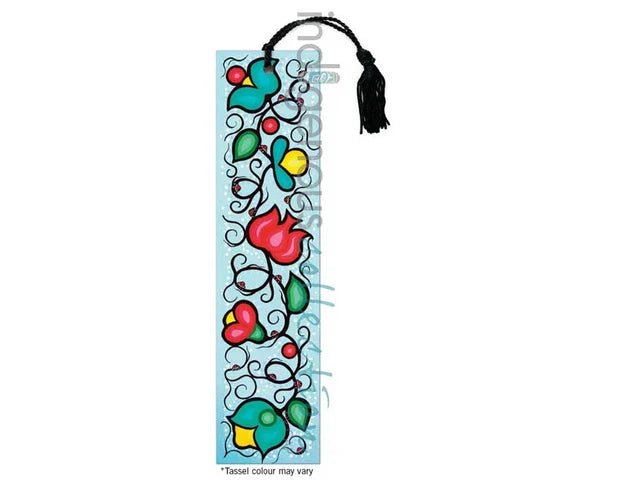 CAP Ladybug and Florals Bookmark