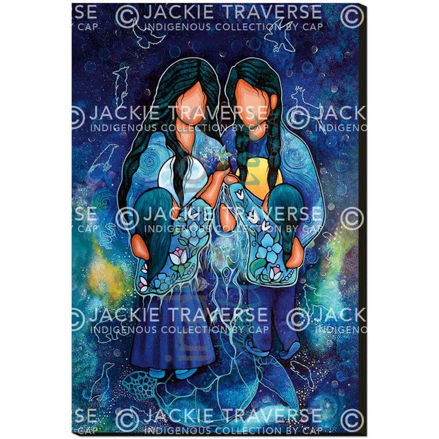 CAP Sky Woman and Her Family Art Plaque