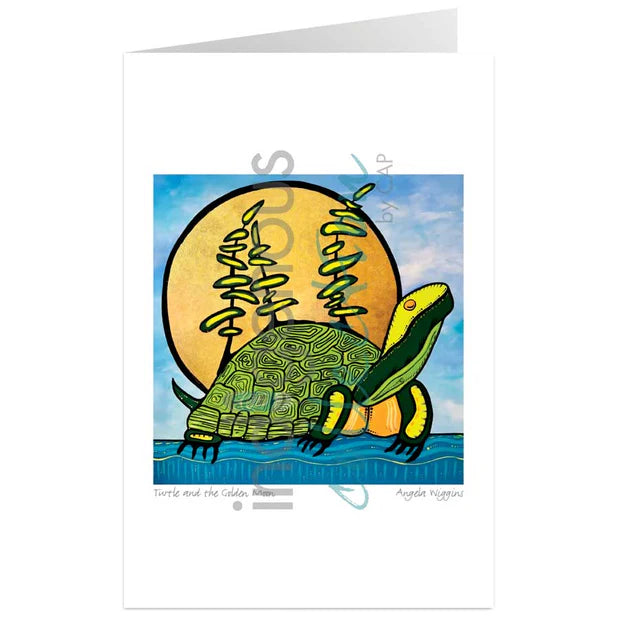 CAP Turtle and the Golden Moon Art Card