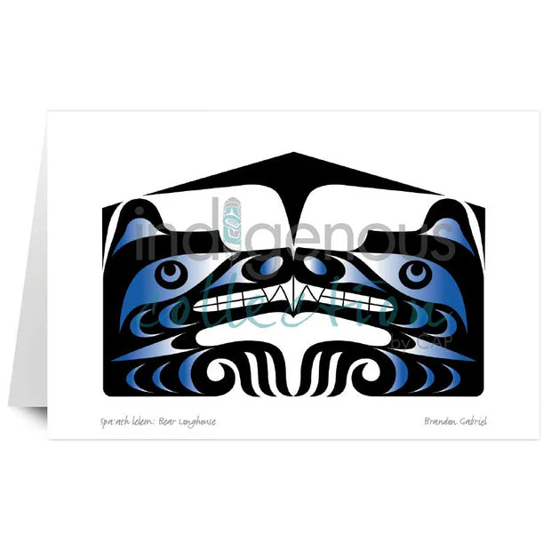 CAP Spa:ath lelem: Bear Longhouse Art Card