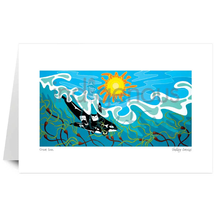 CAP Orca Sun Art Card