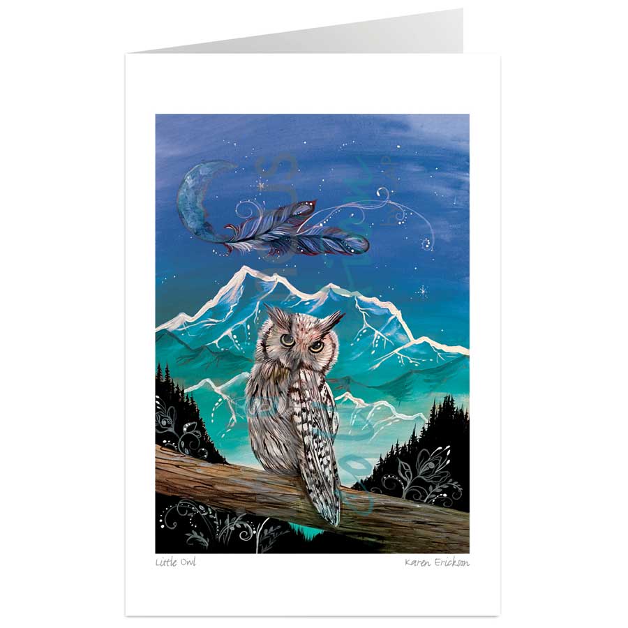CAP Little Owl Art Card