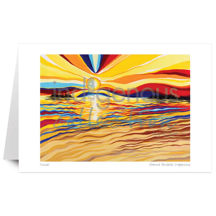 CAP Sunset Art Card