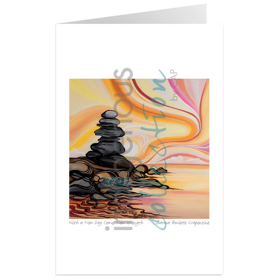 CAP With a New Day Comes New Strength Art Card