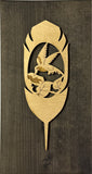 3R Innovative Imaging Feather Plaque on Refurbished Wood