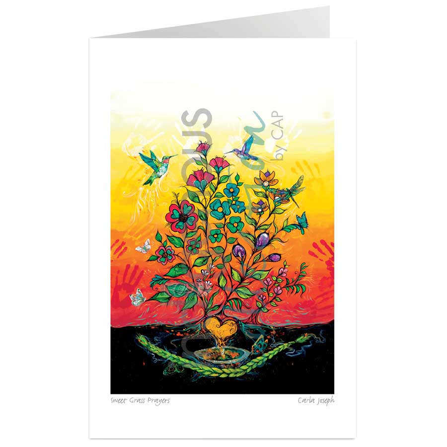 CAP Sweet Grass Prayers Art Card