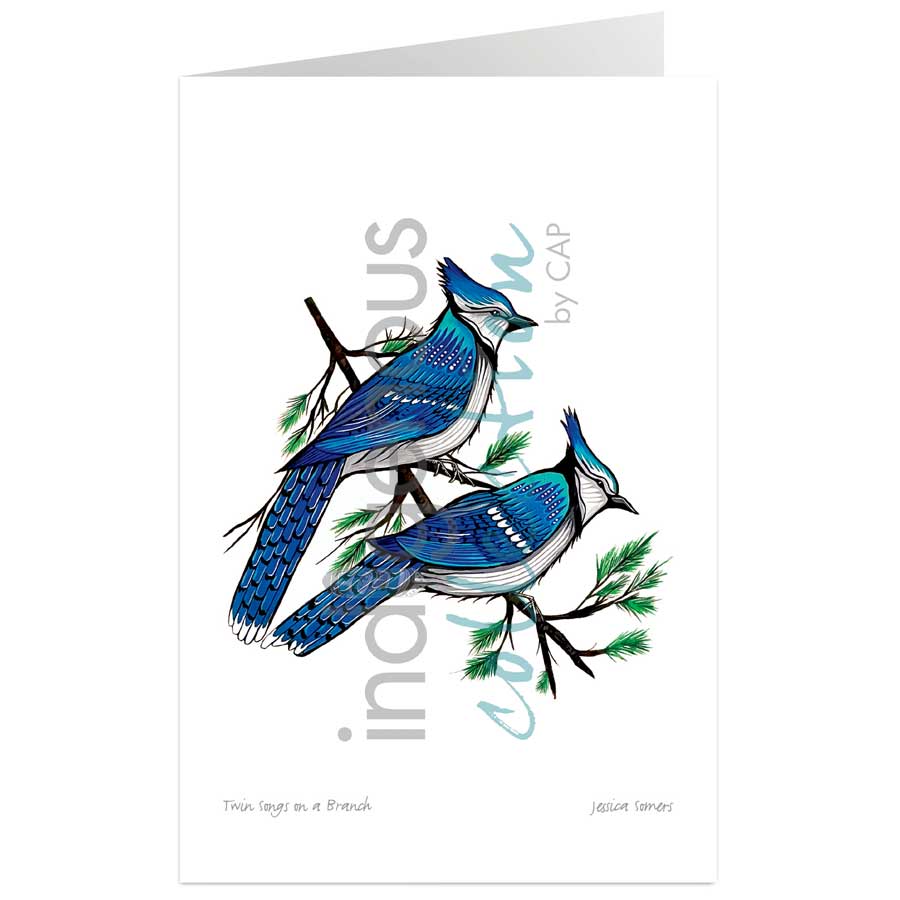 CAP Twin Songs on a Branch Art Card
