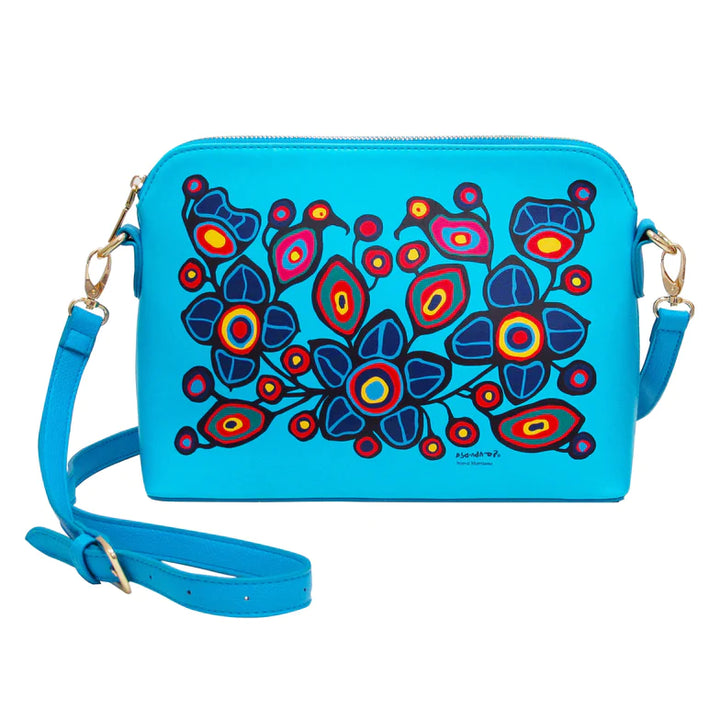 Oscardo Norval Morrisseau Flowers and Birds Art Bag