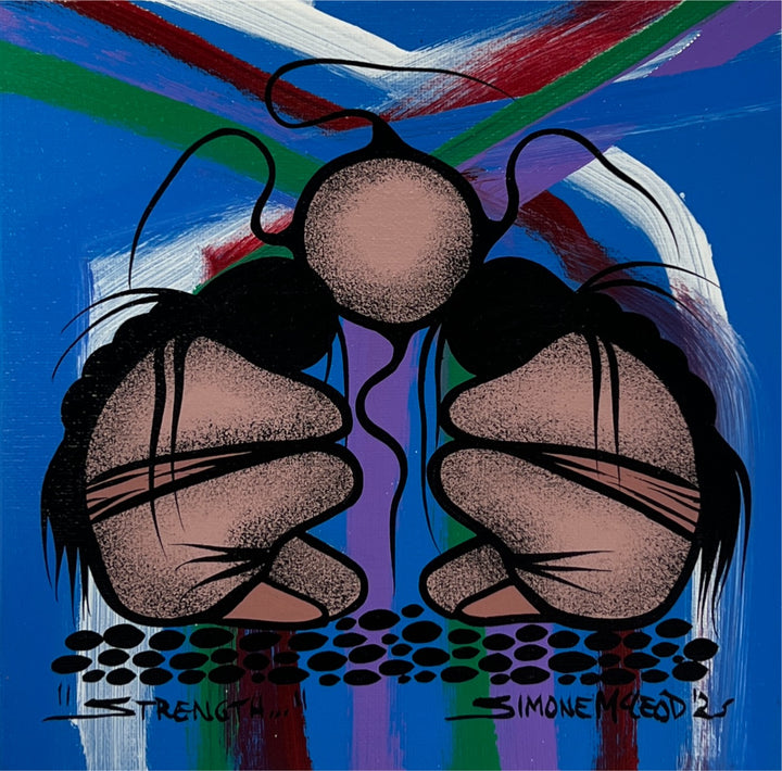 Simone McLeod 8"x8" Original Paintings (2025)