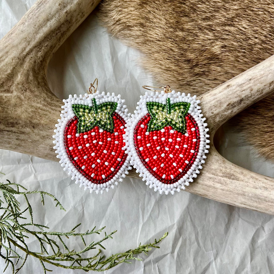 Keegan W. Strawberry Drop Earrings