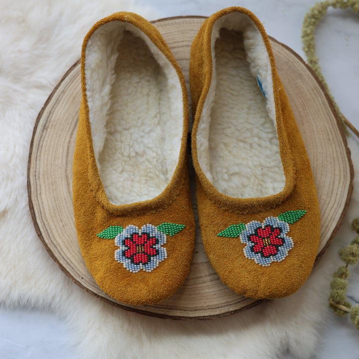 T.Sullivan Size 10 Women Baby Blue Flower Ballerina Slippers