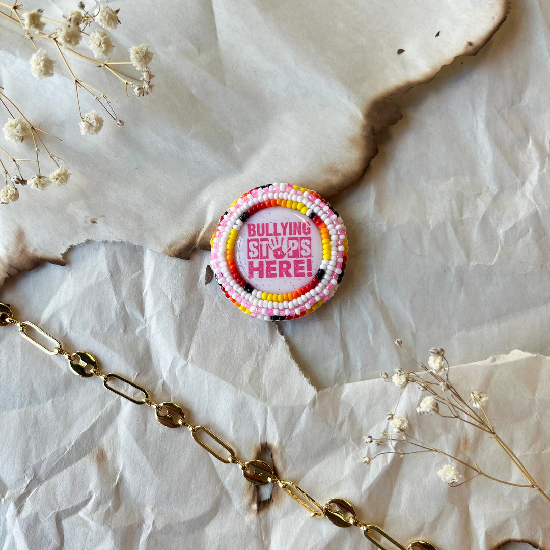 TLee Beads Anti-bullying Beaded Pins