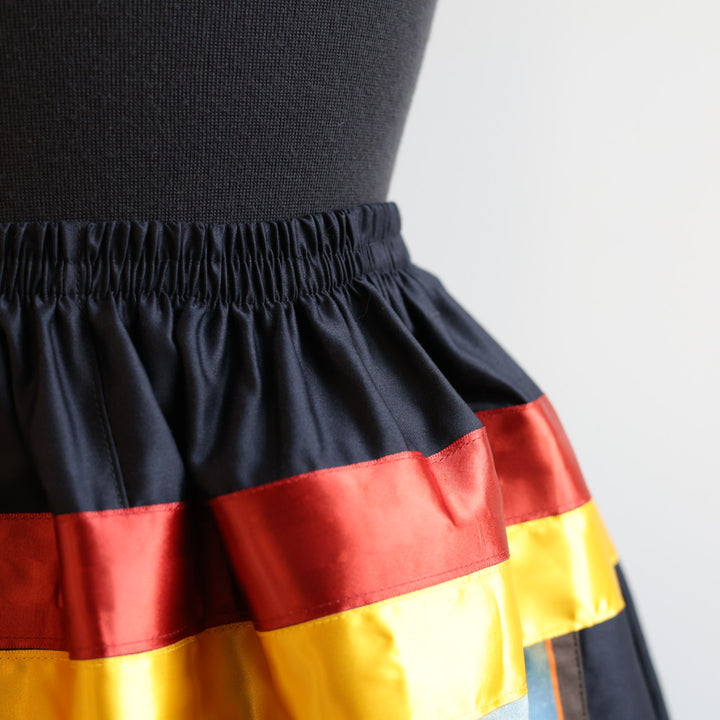 Margaret R. Eagle Panel Ribbon Skirt