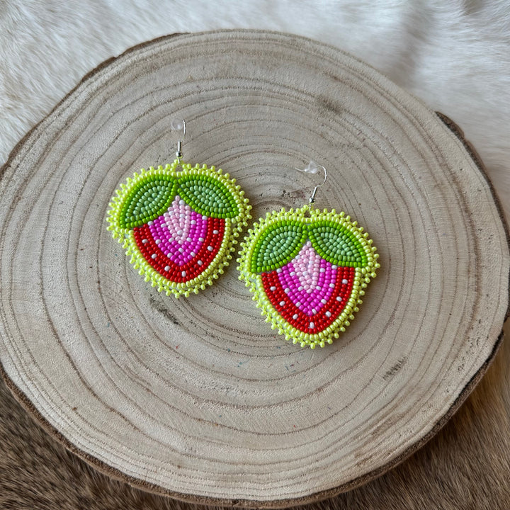 Keegan W. Strawberry Drop Earrings