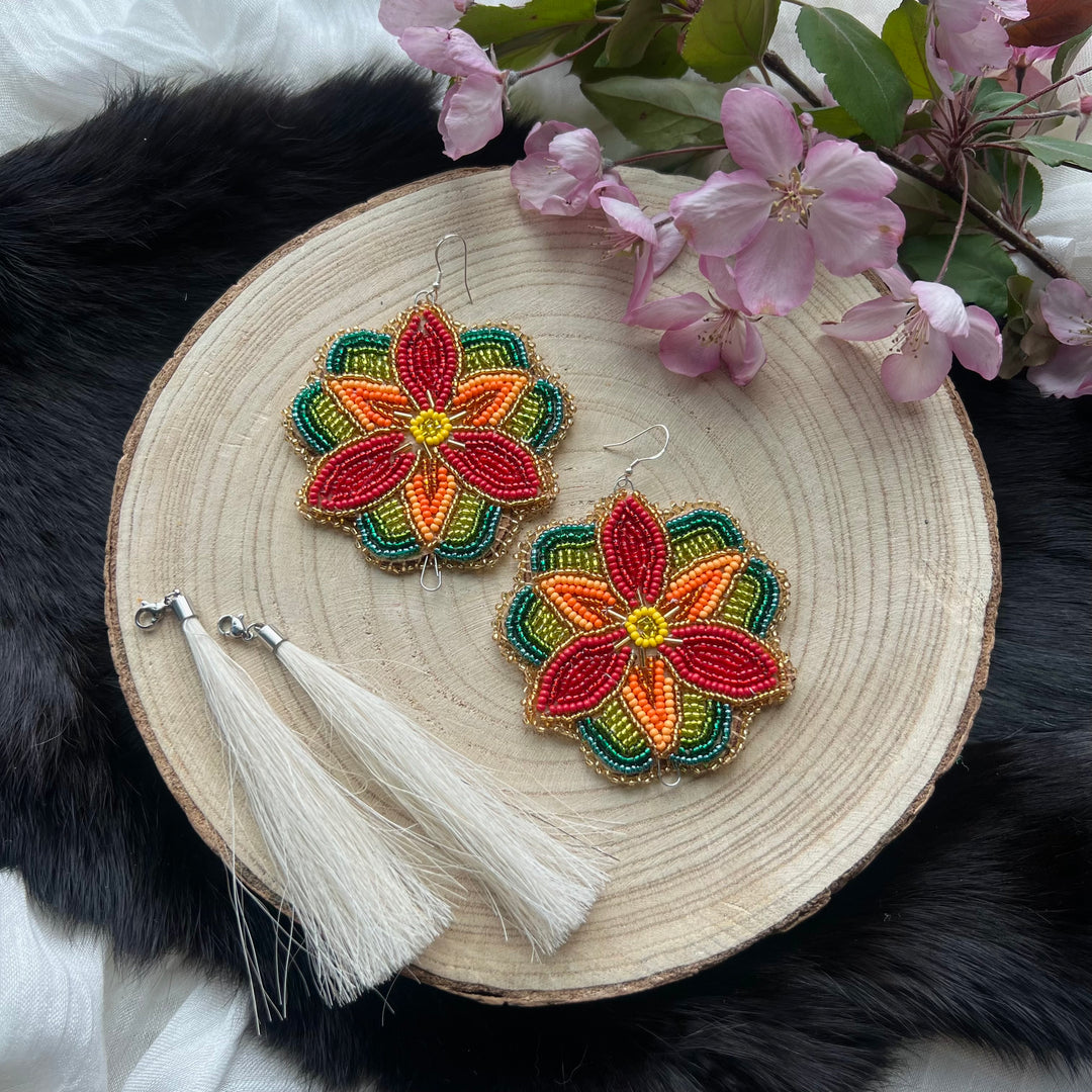 Ironstar Co. Lily Convertible Beaded Earrings