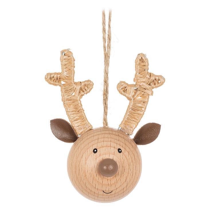 Animated Deer Head Ornaments