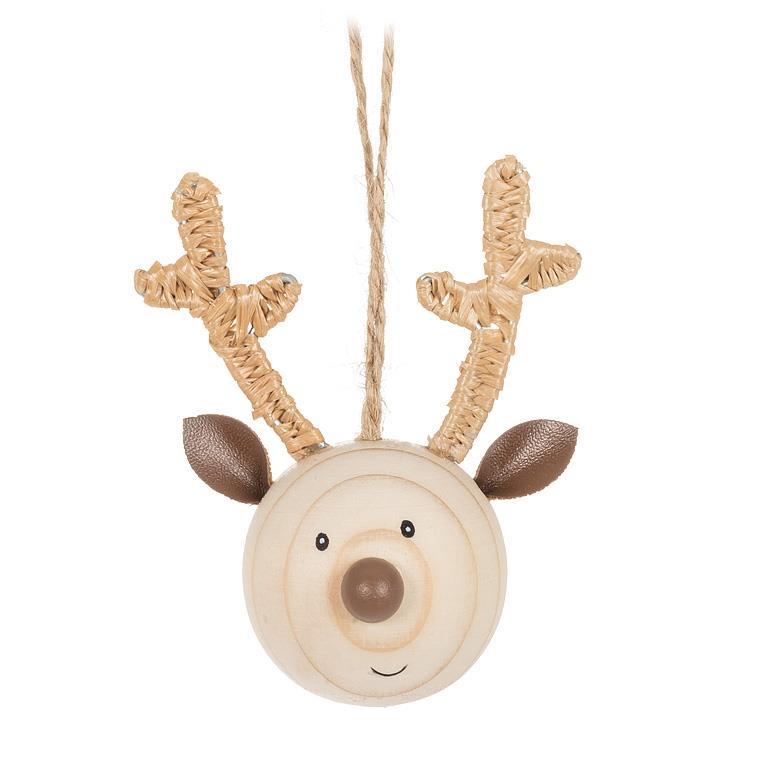 Animated Deer Head Ornaments