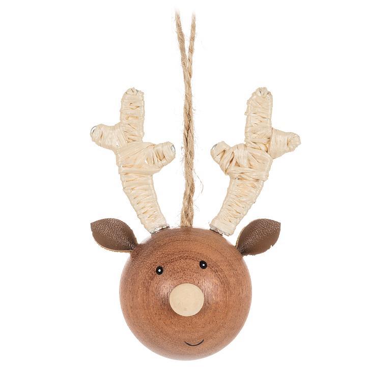 Animated Deer Head Ornaments