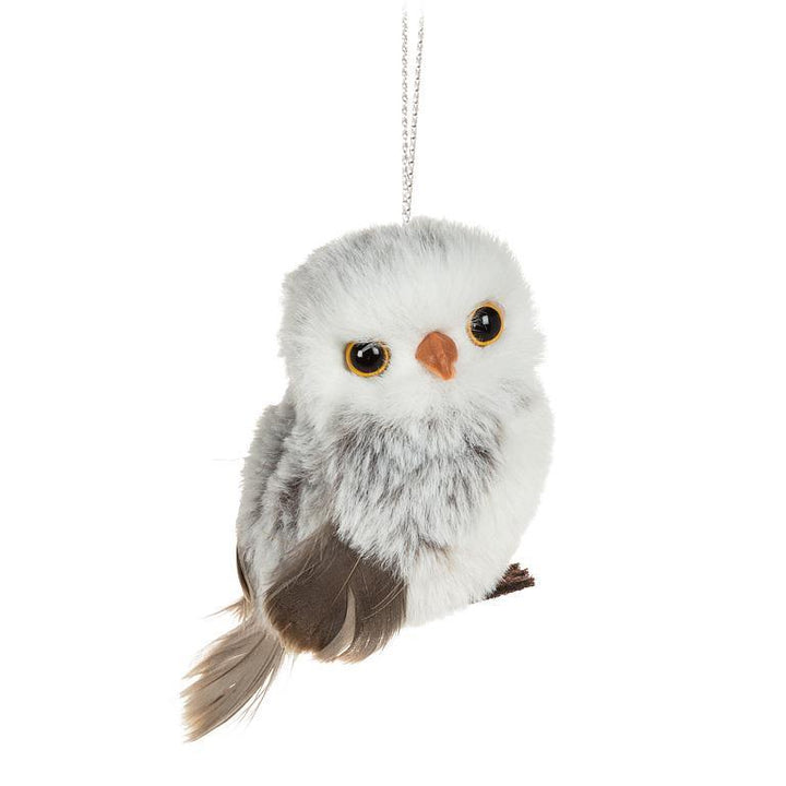 Abbott Small Fluffy Owl Ornaments