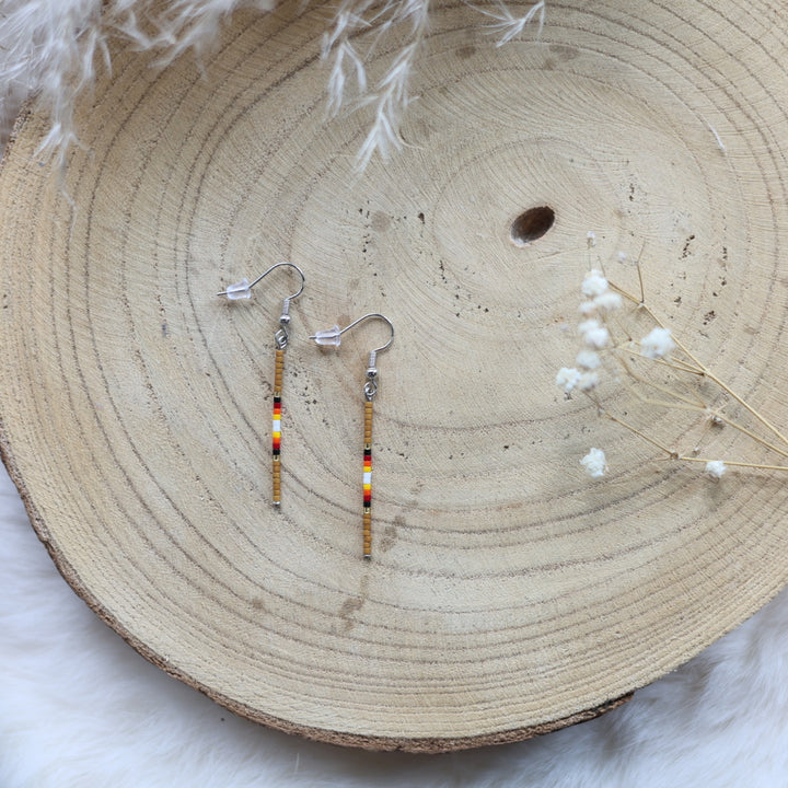 Sophie's Creations Simple Single-Strand Beaded Earrings