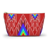 Native Anthro Red Geo Accessory Bag