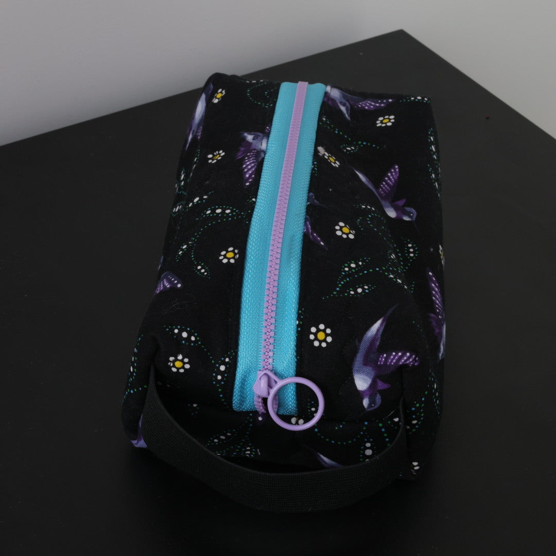 Phoenyx Designs Hummingbirds Cosmetic Bag