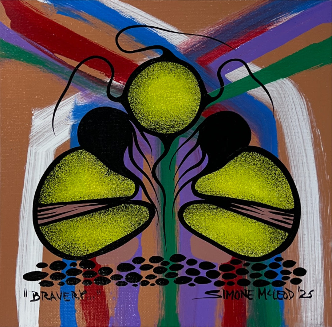 Simone McLeod 8"x8" Original Paintings (2025)