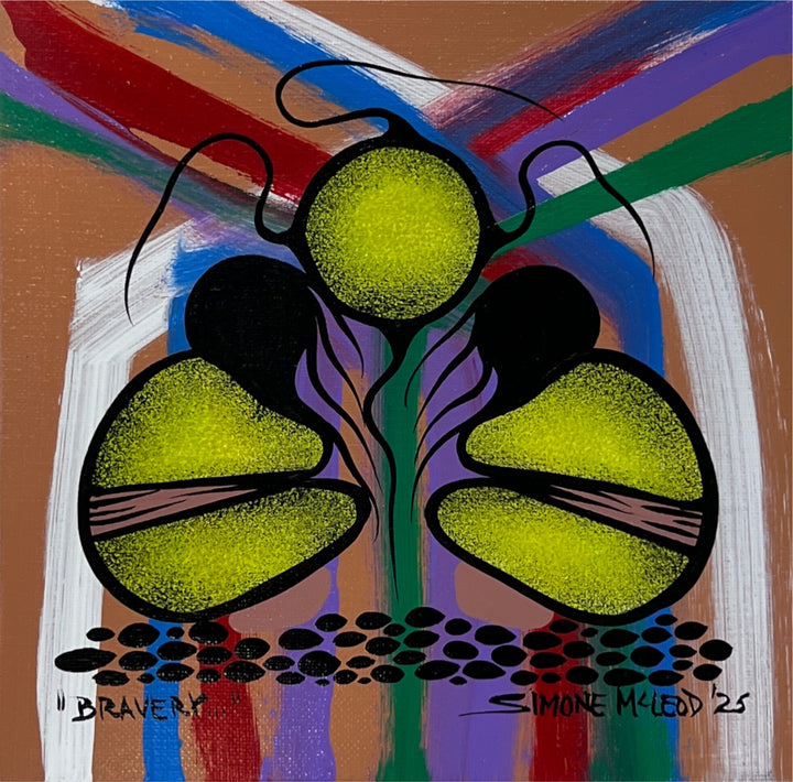 Simone McLeod 8"x8" Original Paintings (2025)