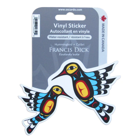 Oscardo Hummingbird Vinyl Sticker