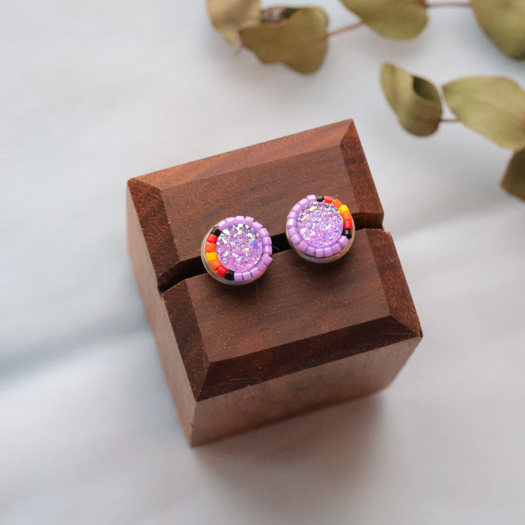 Larissa McCallum beaded studs