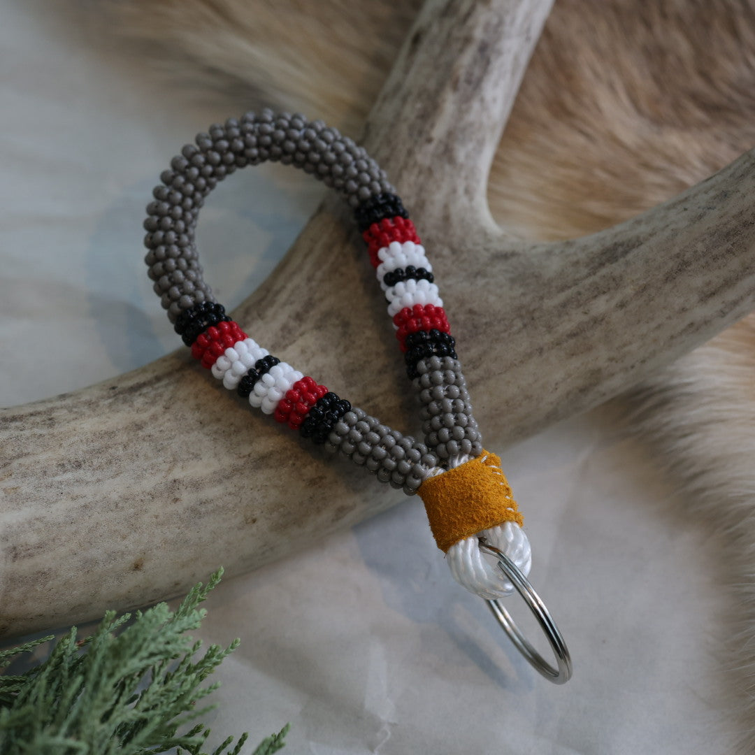 Keegan W. Striped Tiny Finger Lanyards