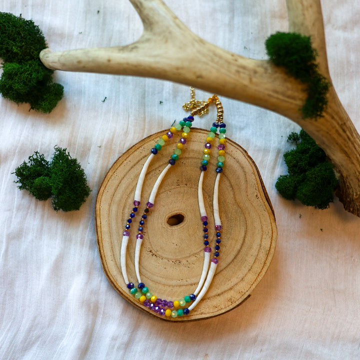 Dee Iyapes Dentalium Necklaces
