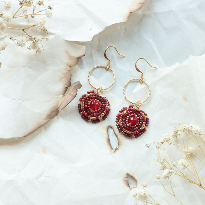 TLee Beads Beaded Earrings on Fancy Hooks