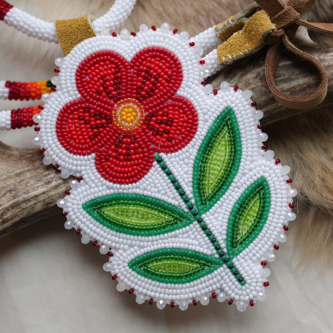 Keegan W. Red Floral Medallion