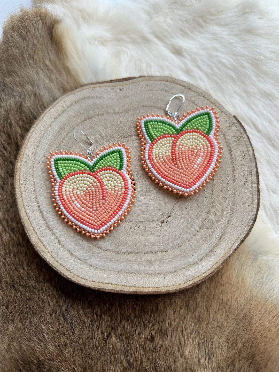 Keegan W. Peach Earrings