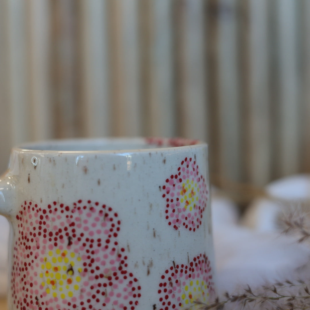 Mino Ode Designs All Over Flower Mug