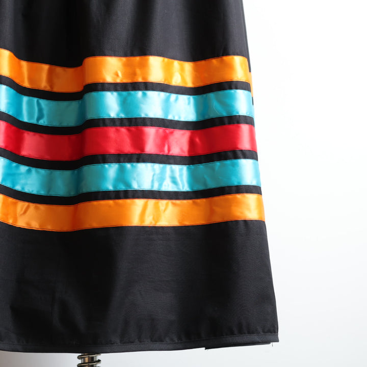 Phoenyx Designs Orange, Teal & Red Ribbon Skirt & Belt