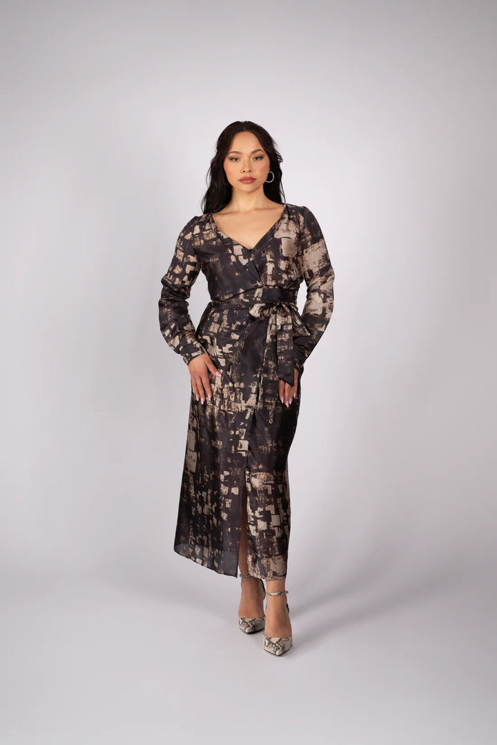 Lesley Hampton Silk Wrap Dress