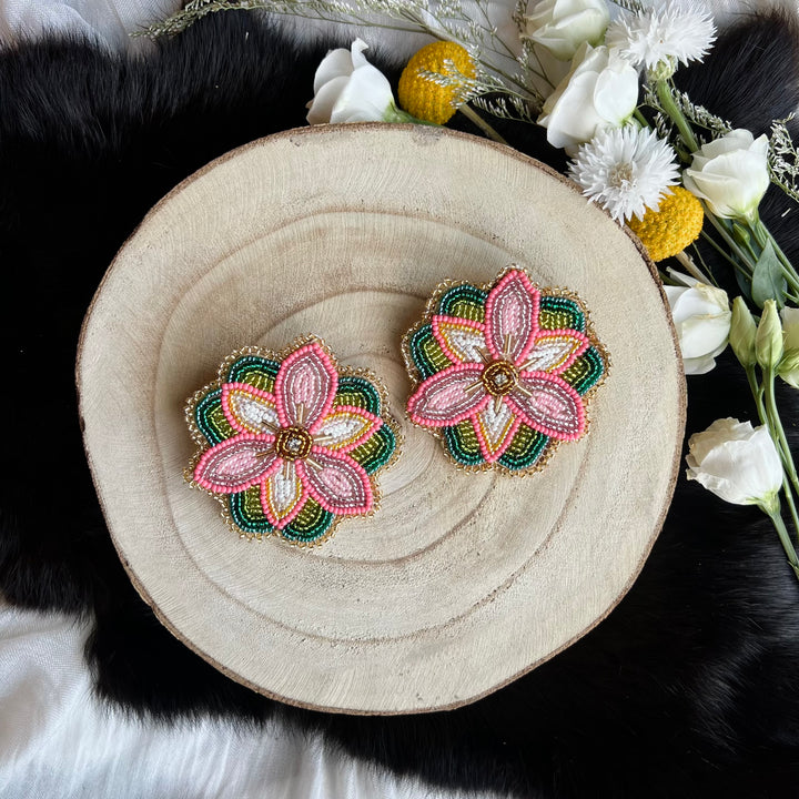Ironstar Co. Lily Floral Earrings