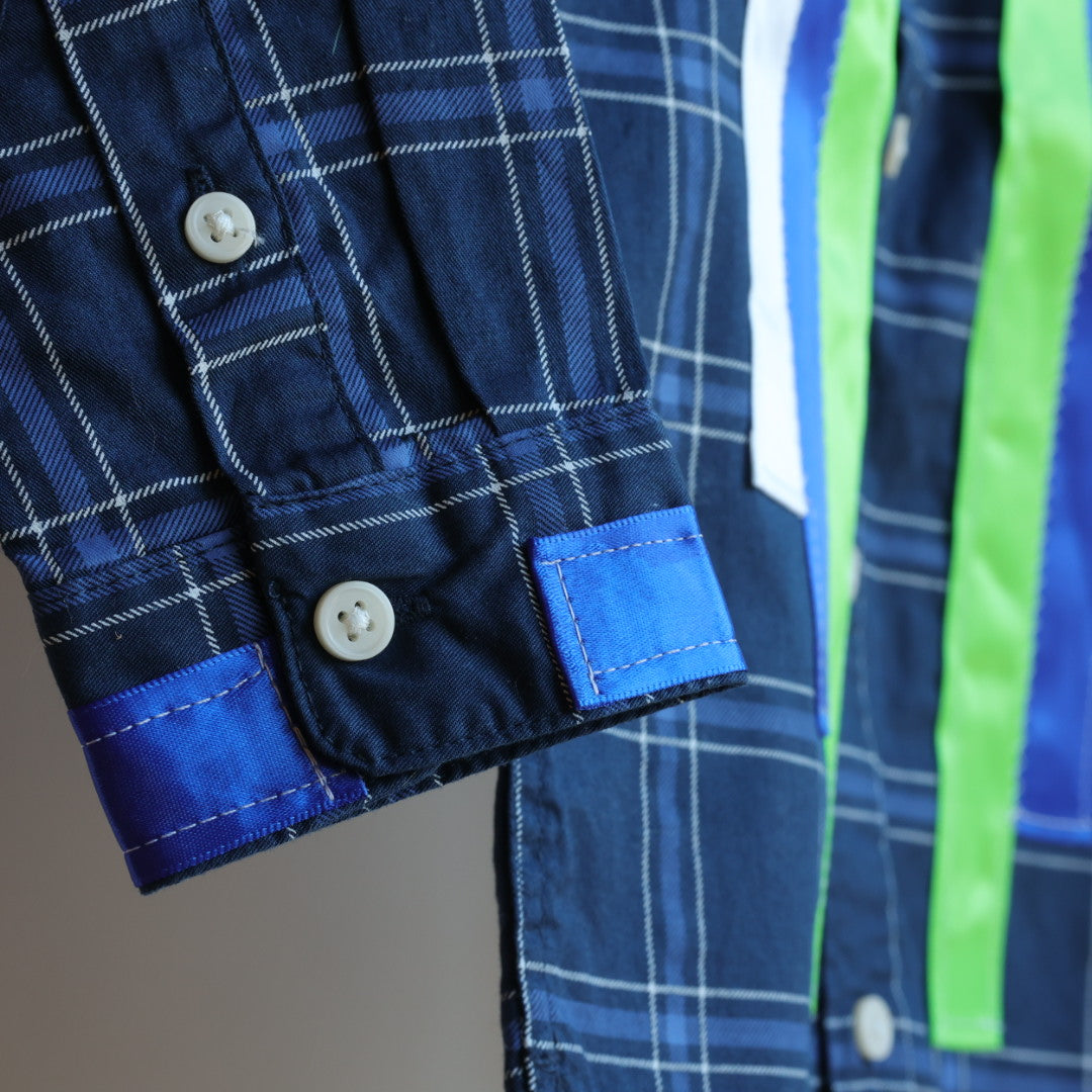 Vi's CREE-ations Plaid Toddler Ribbon Shirt