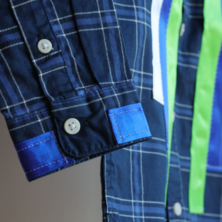 Vi's CREE-ations Plaid Toddler Ribbon Shirt