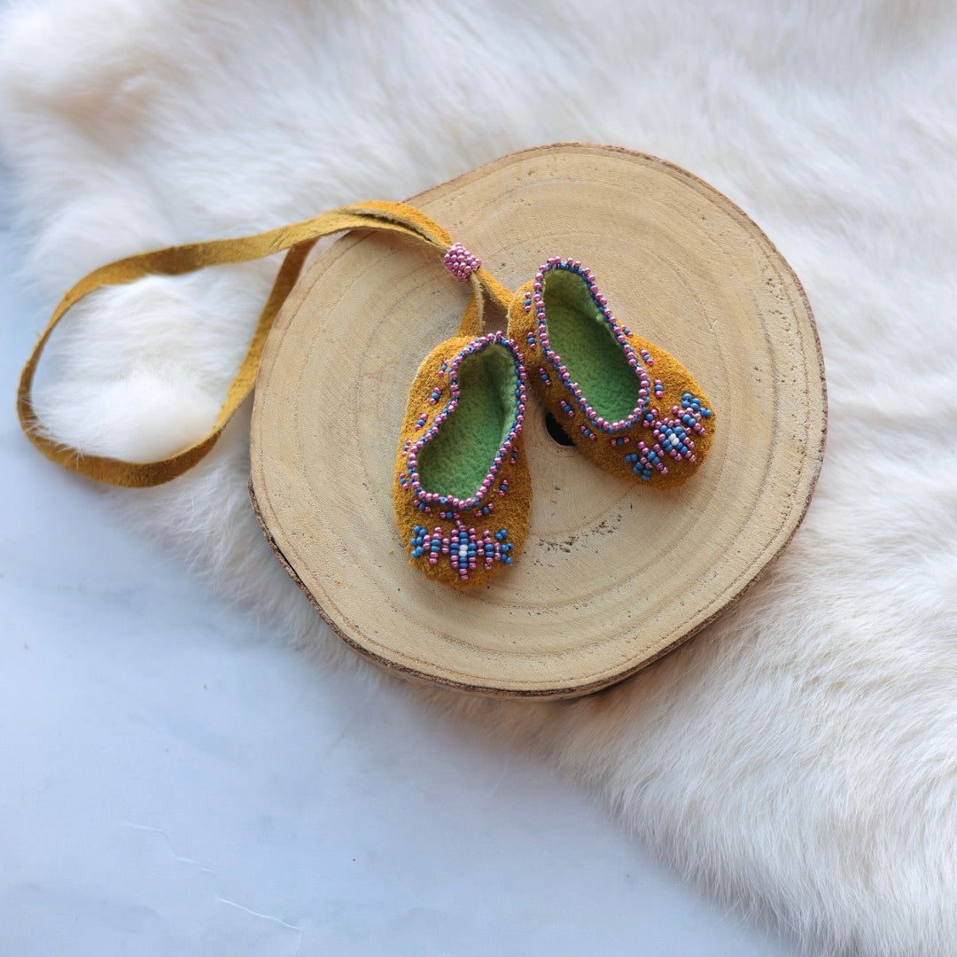 T. Sullivan Mini Moccasin Rearview Mirror Hanging