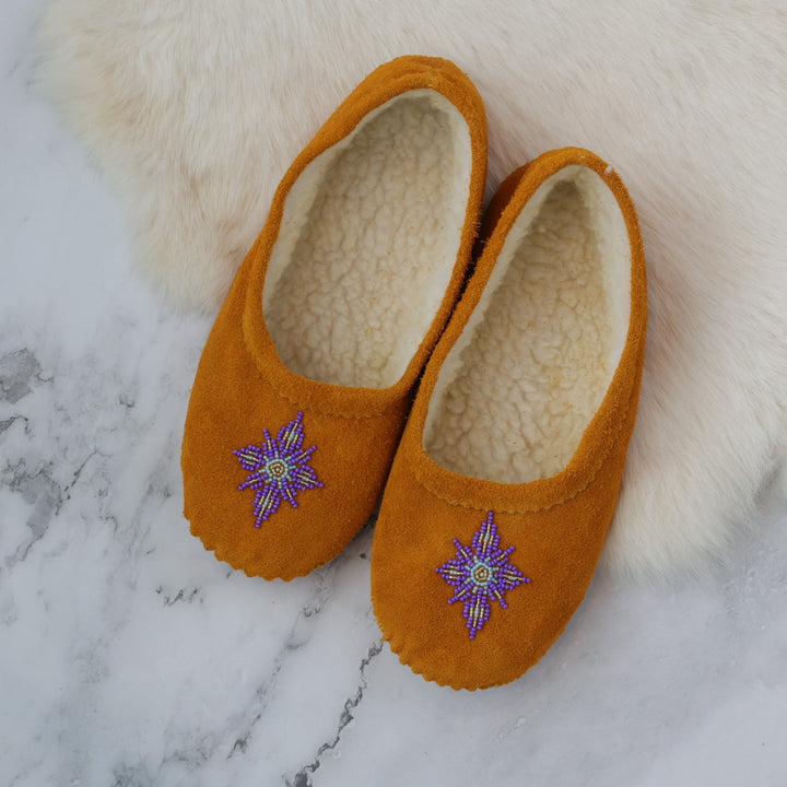 T.Sullivan Size 8 Women Dark Purple Starburst Ballerina Slippers