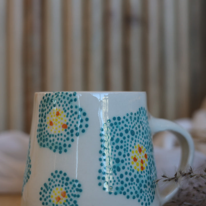 Mino Ode Designs All Over Flower Mug