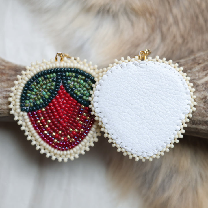 Keegan W. Heartberry Beaded Earrings